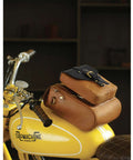 Borsa Serbatoio Moto Magnetica Marrone Vintage Tan