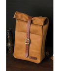 Borsa Moto Laterale Vintage Trip Machine Vintage Tan