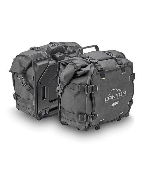 Borse Canyon 25 Litri con Telai Givi - Meteor 350 - cafetwin