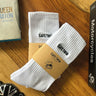 Chaussettes Moto Cafe Twin Garage Socks Blanches