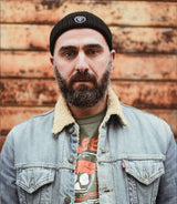 Beanie Hat Cafe Twin Peak Black - cafetwin