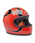 Casco Biltwell Gringo Comp Orange Flames - cafetwin