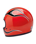 Casco Biltwell Gringo Comp Orange Flames - cafetwin