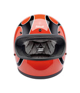 Helm Biltwell Gringo Comp Orange Flames - cafetwin