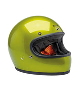 Biltwell Gringo Helmet Metallic Lime - cafetwin