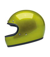 Biltwell Gringo Helmet Metallic Lime - cafetwin