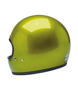 Biltwell Gringo Helmet Metallic Lime - cafetwin