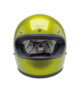 Biltwell Gringo Helmet Metallic Lime - cafetwin
