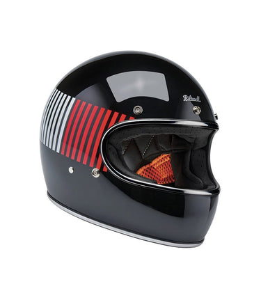 Casco Biltwell Gringo Raceflow RWB Nero - cafetwin