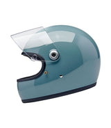 Biltwell Gringo S Helmet Agave Blue Gloss - cafetwin
