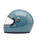 Biltwell Gringo S Helmet Agave Blue Gloss - cafetwin