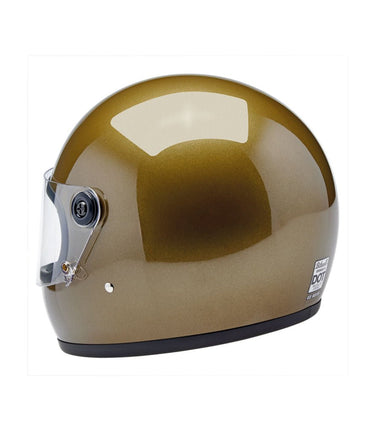 Helm Biltwell Gringo S Ugly Gold Metallic - cafetwin