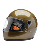 Biltwell Gringo S Ugly Gold Metallic Helmet - cafetwin