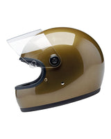 Biltwell Gringo S Ugly Gold Metallic Helmet - cafetwin