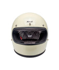 Casco Biltwell Gringo Santa Cruz Handmade Helmet Vintage White - cafetwin