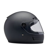 Biltwell Gringo SV Flat Black Helmet - cafetwin
