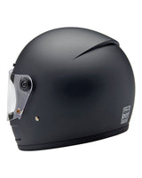 Biltwell Gringo SV Flat Black Helmet - cafetwin