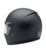 Biltwell Gringo SV Flat Black Helmet - cafetwin