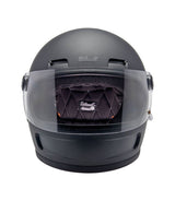 Biltwell Gringo SV Flat Black Helmet - cafetwin