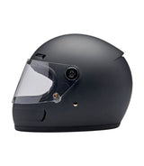 Biltwell Gringo SV Flat Black Helmet - cafetwin