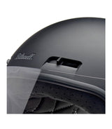 Biltwell Gringo SV Flat Black Helmet - cafetwin