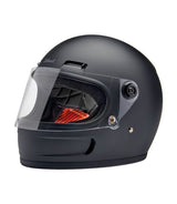 Biltwell Gringo SV Flat Black Helmet - cafetwin