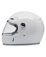 Biltwell Gringo SV Gloss White Helmet - cafetwin