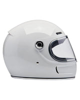 Biltwell Gringo SV Gloss White Helmet - cafetwin