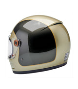 Biltwell Gringo SV Helmet Metallic Champagne/Charcoal Tracker - cafetwin