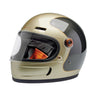 Biltwell Gringo SV Helmet Metallic Champagne/Charcoal Tracker - cafetwin