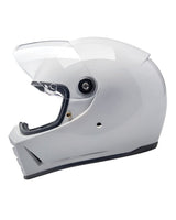 Biltwell Lane Splitter Helmet White - cafetwin