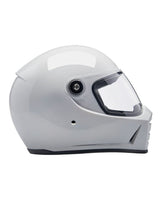 Biltwell Lane Splitter Helmet White - cafetwin