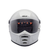 Biltwell Lane Splitter Helmet White - cafetwin