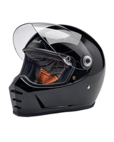 Capacete Biltwell Lane Splitter Preto Brilhante - cafetwin