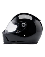 Capacete Biltwell Lane Splitter Preto Brilhante - cafetwin