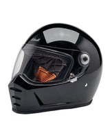 Capacete Biltwell Lane Splitter Preto Brilhante - cafetwin