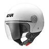 Helm Demi Jet GIVI 10.7 Evo Solid Color - Glänzend Weiß - cafetwin