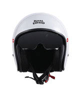 Casque Demi Jett Royal Enfield Aviator Blanc - cafetwin