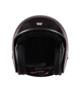 Royal Enfield Aviator Grey/Black Demi-Jet Helmet - cafetwin