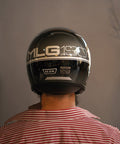 Casco Demi Jett Royal Enfield Aviator Grey/Black - cafetwin