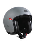Casco Demi Jett Royal Enfield Aviator Grigio - cafetwin