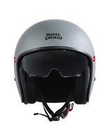 Casque Demi Jett Royal Enfield Aviator Gris - cafetwin