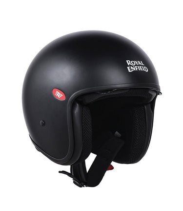 Casque Demi Jett Royal Enfield Aviator Noir - cafetwin