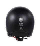 Royal Enfield Aviator Black Demi Jet Helmet - cafetwin