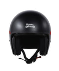 Casco Demi Jett Royal Enfield Aviator Nero - cafetwin