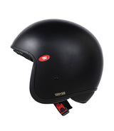 Royal Enfield Aviator Black Demi Jet Helmet - cafetwin