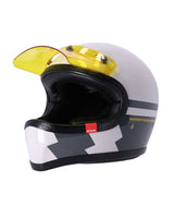 Vintage Full-Face Enduro Helmet Peruna 2.0 Fog Line - cafetwin