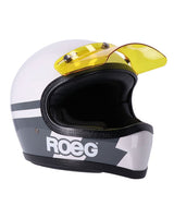 Vintage Full-Face Enduro Helmet Peruna 2.0 Fog Line - cafetwin