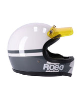 Vintage Full-Face Enduro Helmet Peruna 2.0 Fog Line - cafetwin