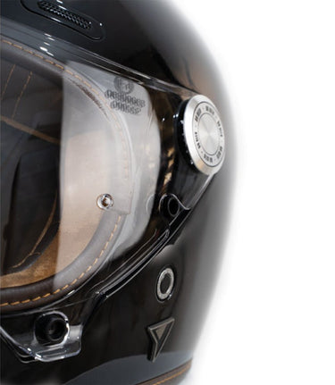 Roadster III Full-Face Helmet Gloss Black - By City - cafetwin